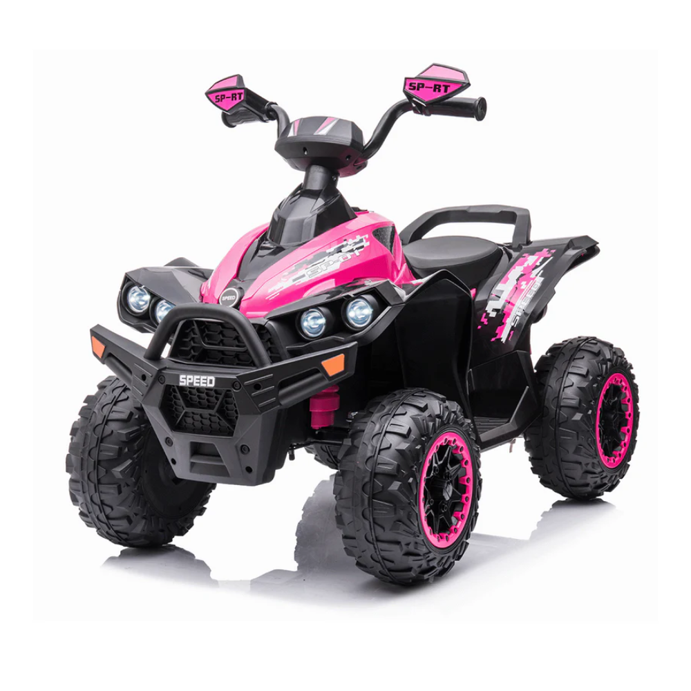 Quad Elettrico per Bambini Quad Medio Sport 12V-Rosa