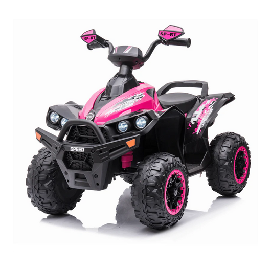 Quad Elettrico per Bambini Quad Medio Sport 12V-Rosa
