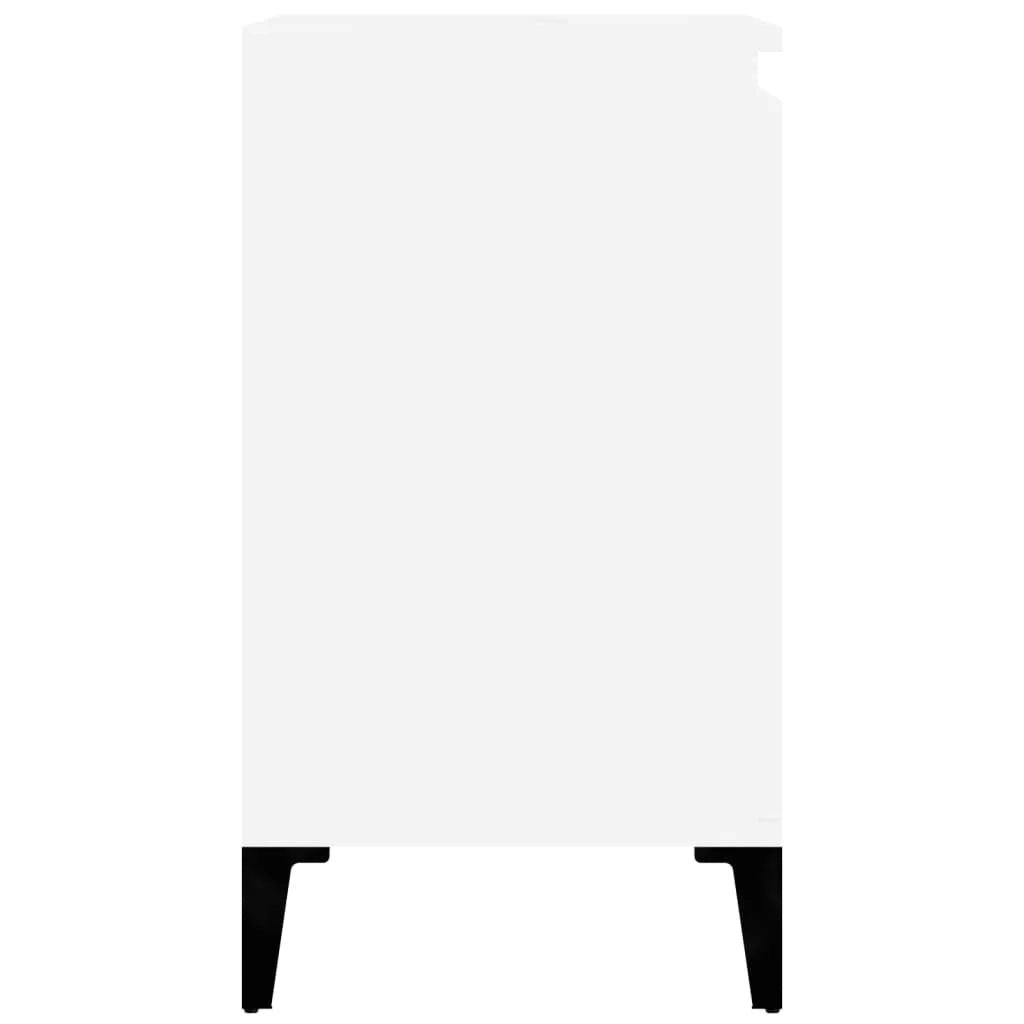 Mobile lavabo/lavabo 58 x 33 x 60 cm in legno laccato bianco 02_0006806
