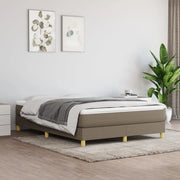 Struttura Letto a Rete a Molle Tortora 140x190 cm in Tessuto 3120610