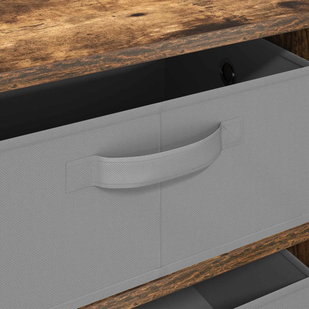 Credenza con cassetto Rovere fumé 60 x 33,5 x 84 cm
