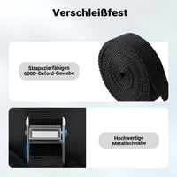 2x Barre portatutto per auto, barre morbide portapacchi universali, capacità 75 kg, per surf, kayak, sci