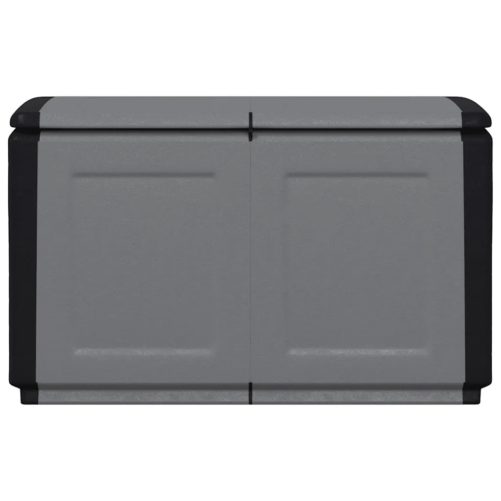 Contenitore da Giardino 96x53x57 230 L Grigio Scuro e Nero 151817