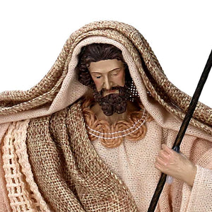 Natività tessuto beige cm xh30,5