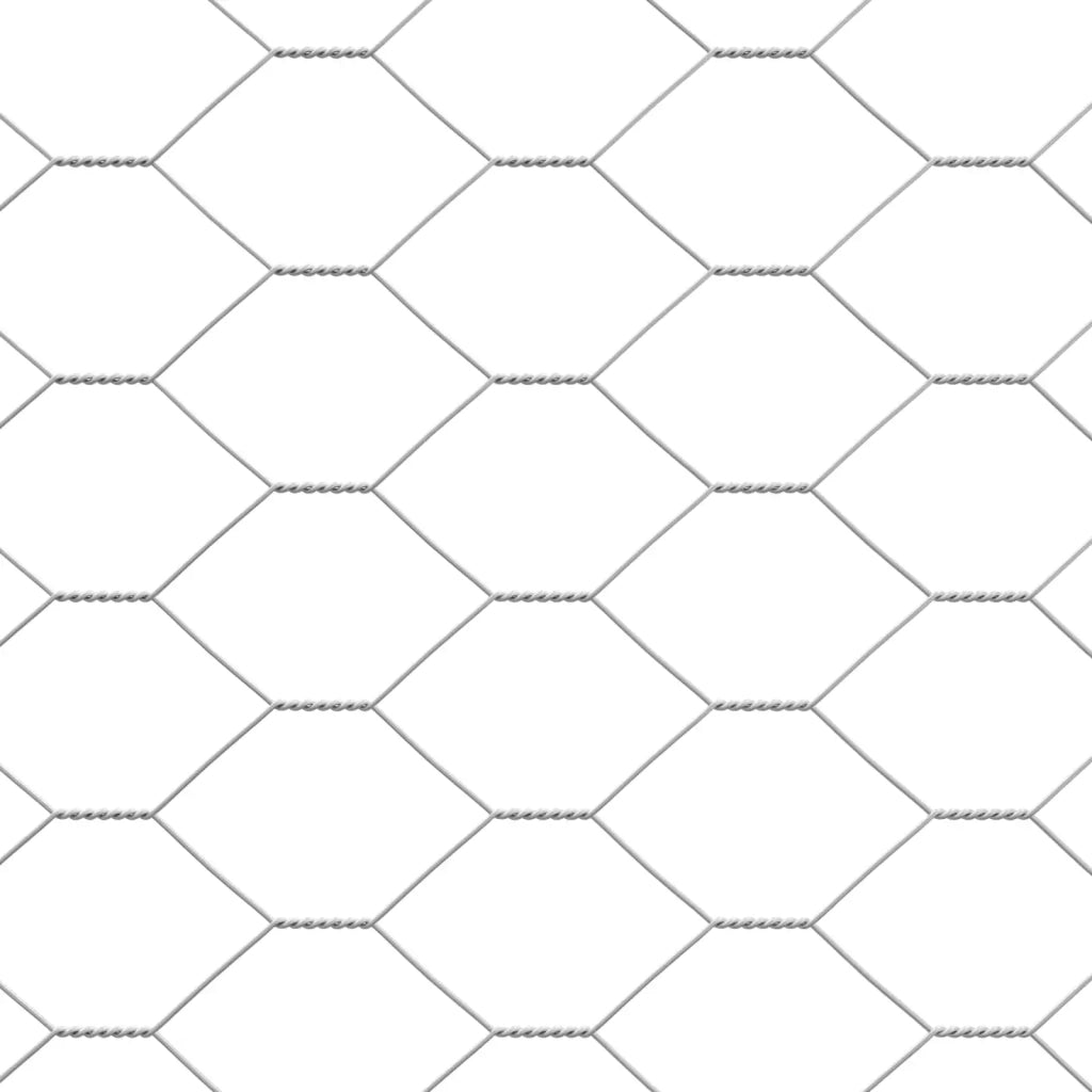 Gabbia per polli 4 pz Argento 800 x 200 x 200 cm Acciaio e PE 3381111
