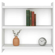 Rizza, Mensola 2 Ripiani, 44x10x40h cm Bianco