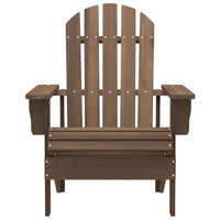 Sedia Adirondack con Tavolo Abete Massello Marrone cod mxl 41832