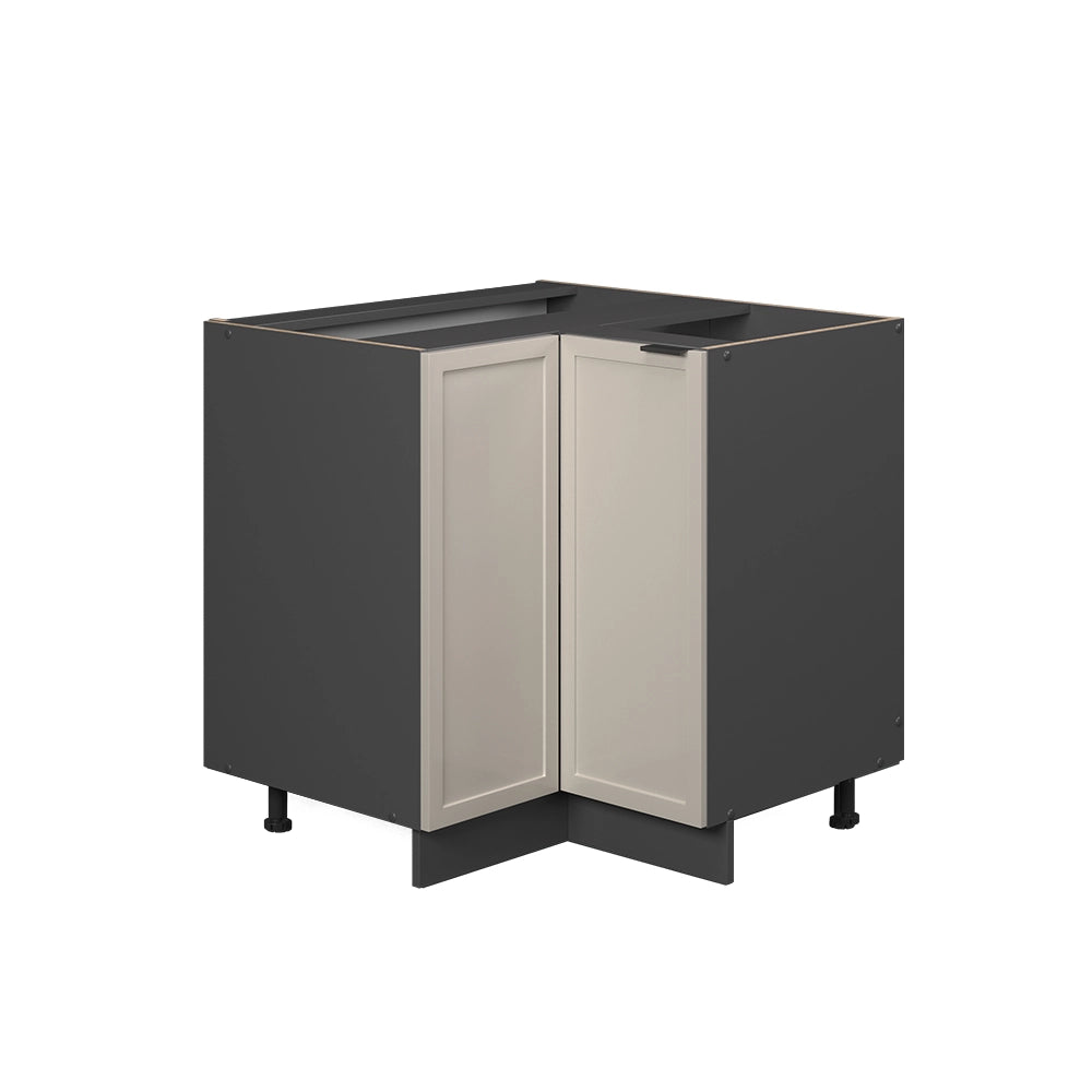 Mobile ad angolo cucina Fame-Line GrigioBeige/Antracite 80.5 cm senza piano di lavoro Vicco