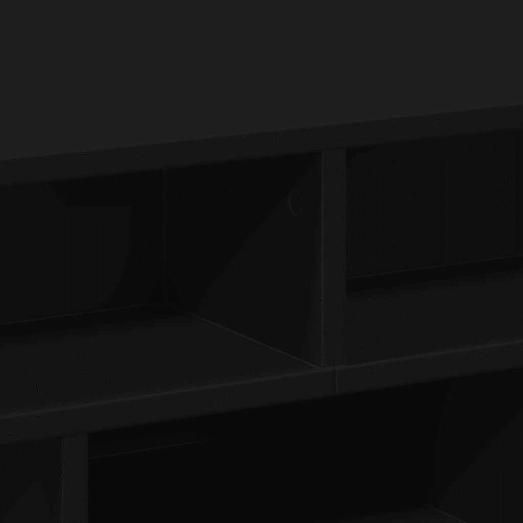 Tavolino da Salotto Nero 70x70x29 cm in Legno Multistrato 840745