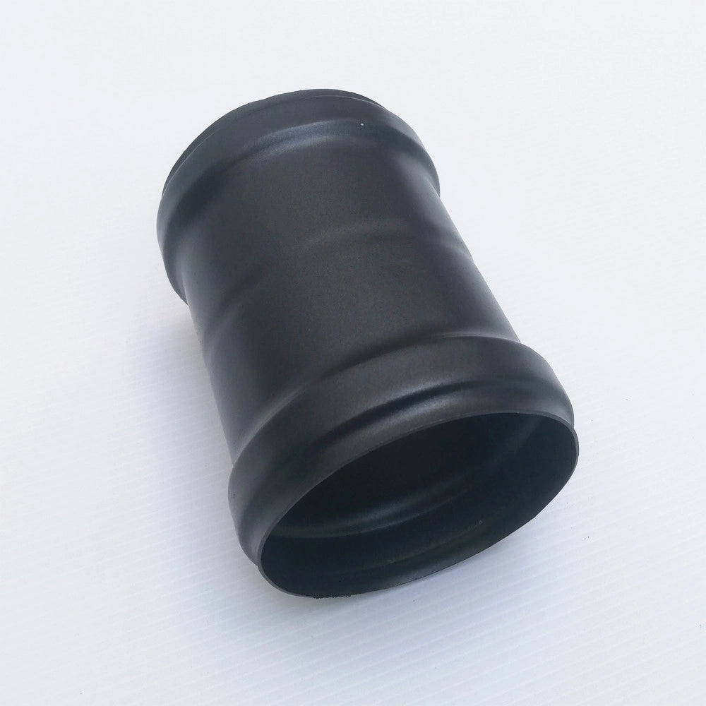 Tubo nero pellet giunzione manicotto ff da 80mm