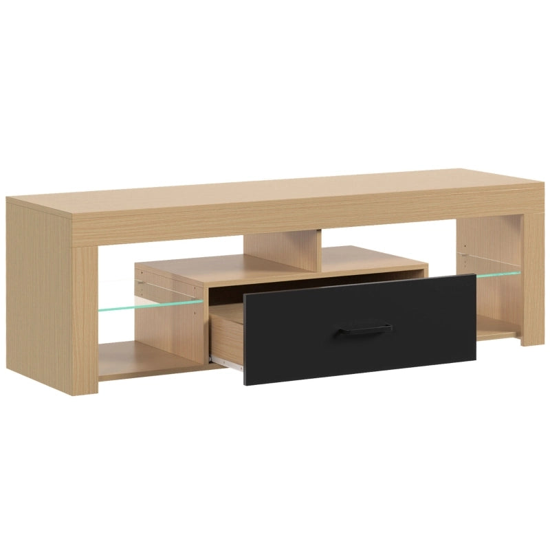 MOBILE TV per TV fino a 65 pollici 140x40 cm Rovere e nero