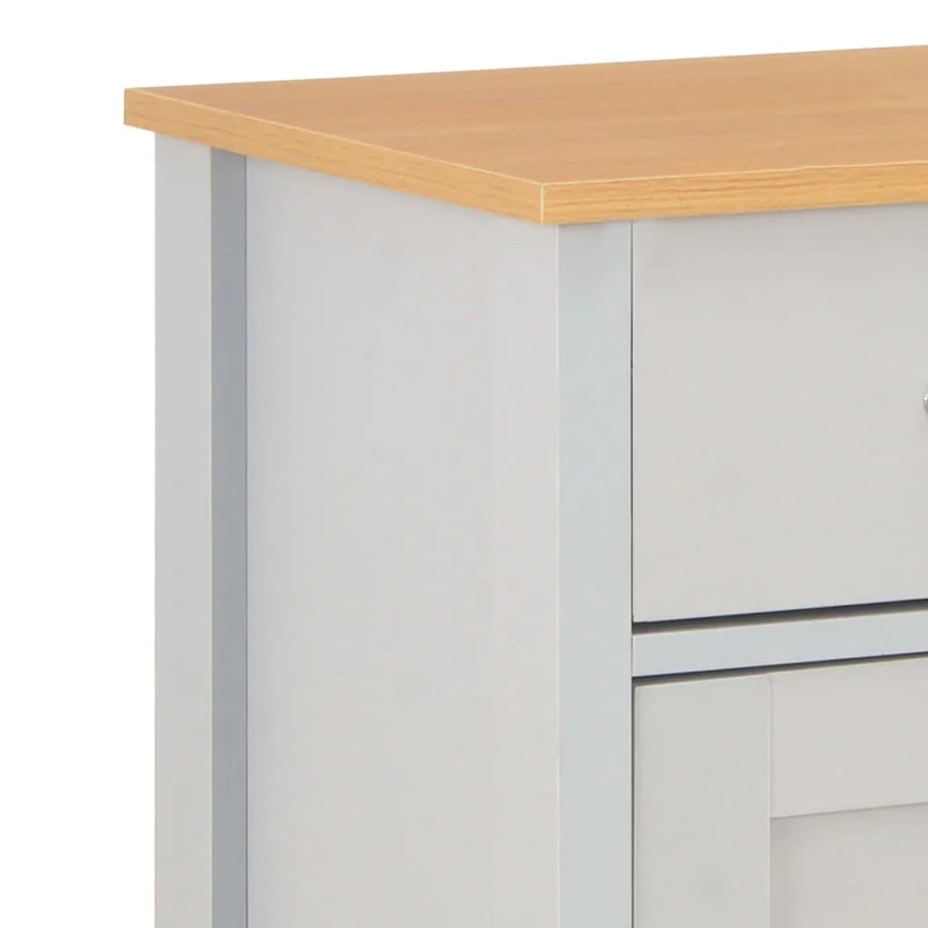 Credenza grigia buffet mobiletto consolle mobile contenitore 79 cm 4402263