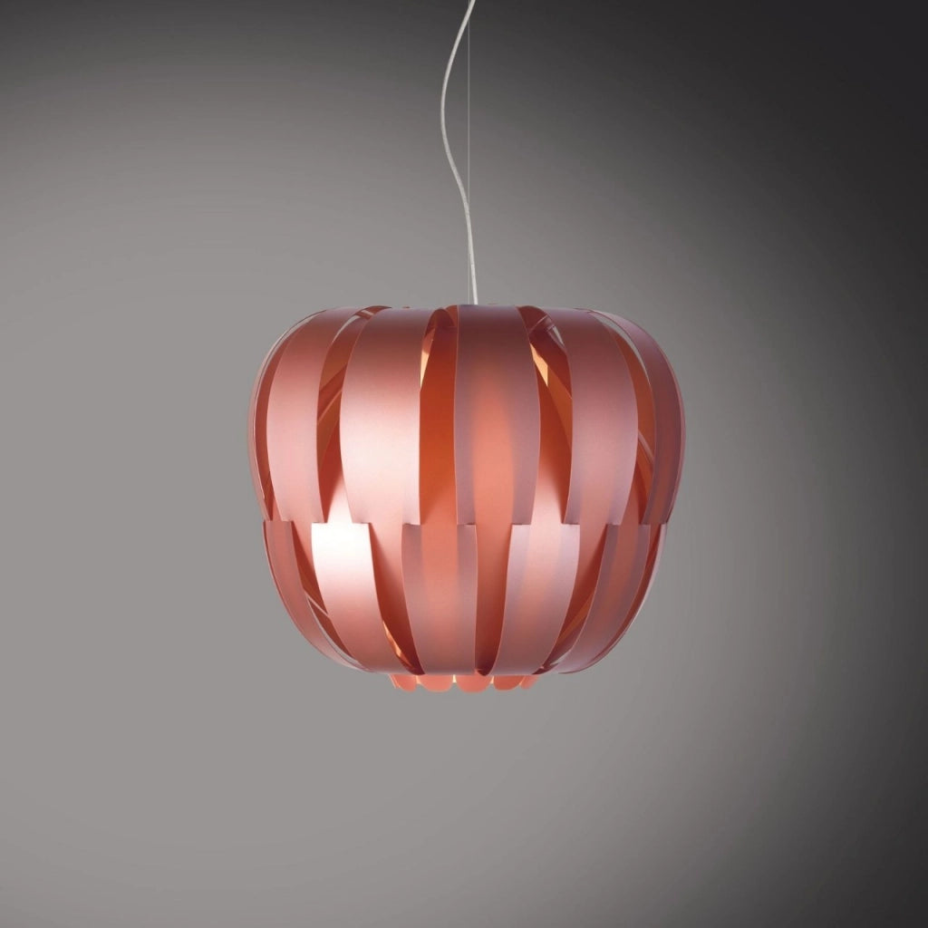 Sospensione Pink Metal in Metallo Cromato Cm. 19 x 16h