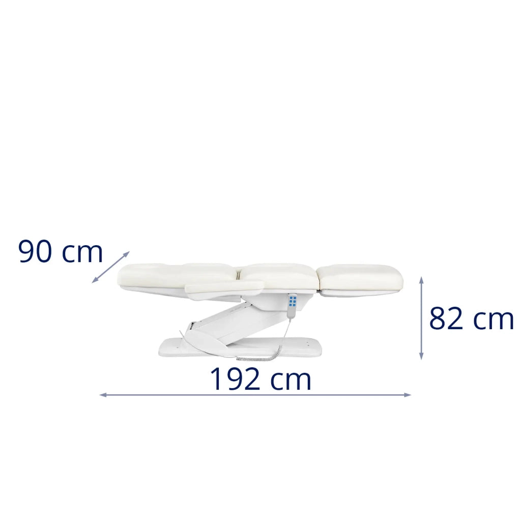 Poltrona estetica 150 kg 192 x 90 x 82 cm bianca 14_0008990