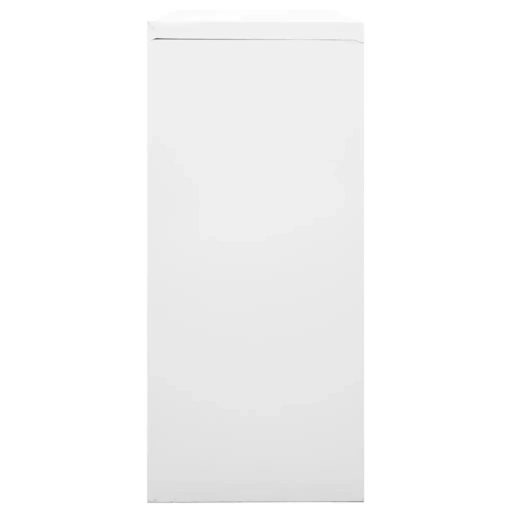 Armadio con Ante Scorrevoli Grigio 90x40x90 cm in Acciaio 336430