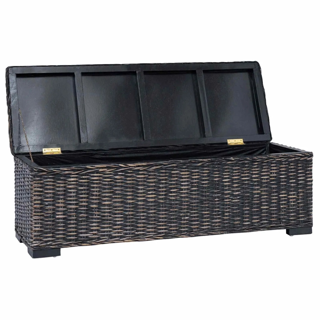 Scatola di Stoccaggio con archiviazione Nero 110 x 35 x 45 cm