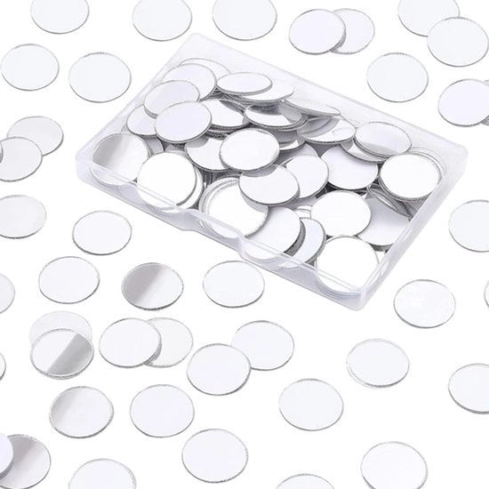 Specchi Decorativi in Mosaico Acrilici - Autoadesivi - Rond - 200 pezzi, Adatti per -