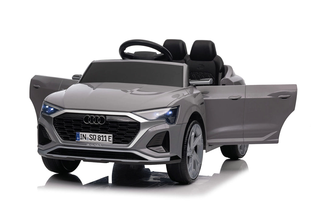 Macchina Elettrica per Bambini Licenza Ufficiale Audi SQ8 12V 4,5Ah Grigio