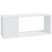 Mobile TV | Armadietto TV | Mobile Porta TV Bianco 80x24x32 cm in Legno Multistrato