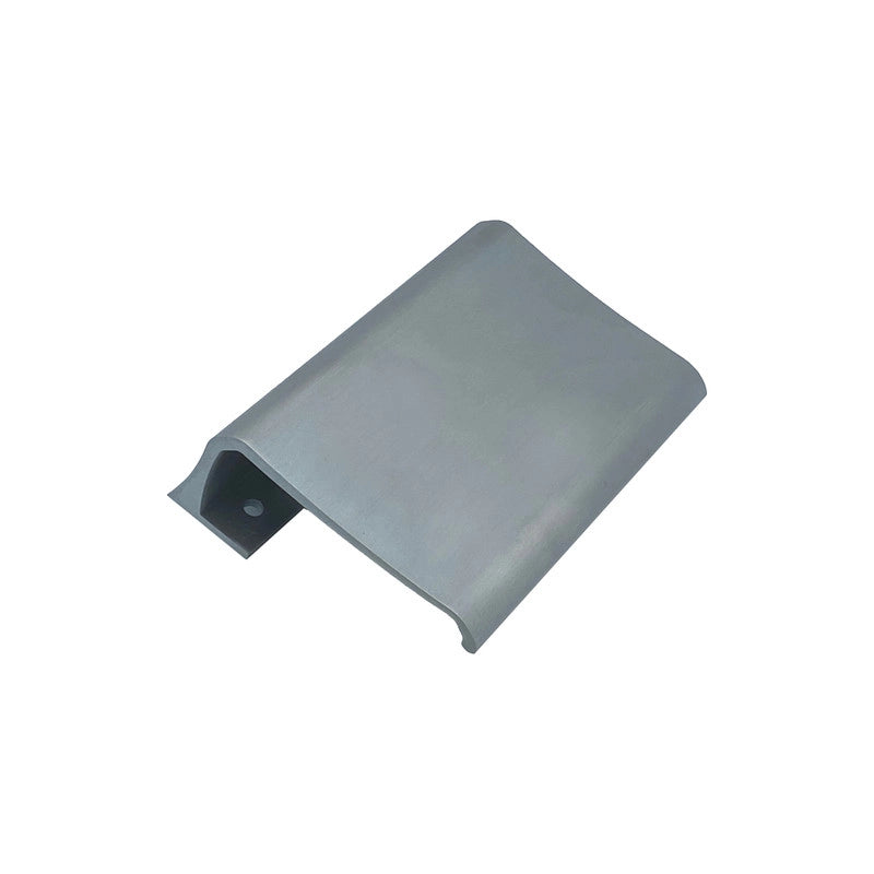 Maniglia tirante per porta  SAGUATTI 316/150E in alluminio argento satinato
