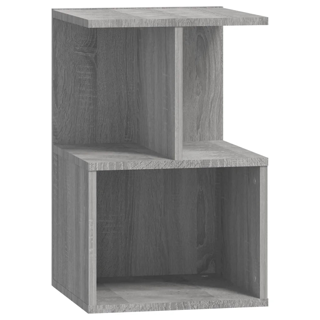 Comodini 2 pz Grigio Sonoma 35x35x55 cm in Legno Multistrato 815186