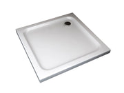 Piatto Doccia Ribassato Quadrato In Abs H 5cm Con Piletta Inclusa 90x90