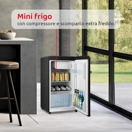 MELCHIONI FAMILY SIBERIA45 FRIGORIFERO SOTTO-TAVOLO 45LT, STATICO, CLASSE E, COLORE NERO