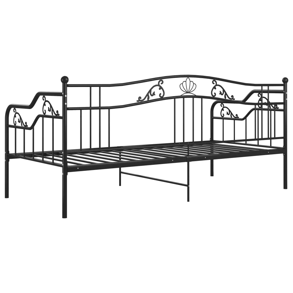 Divano letto | Sof¨¤ letto | Letto singolo Telaio Nero in Metallo 90x200 cm