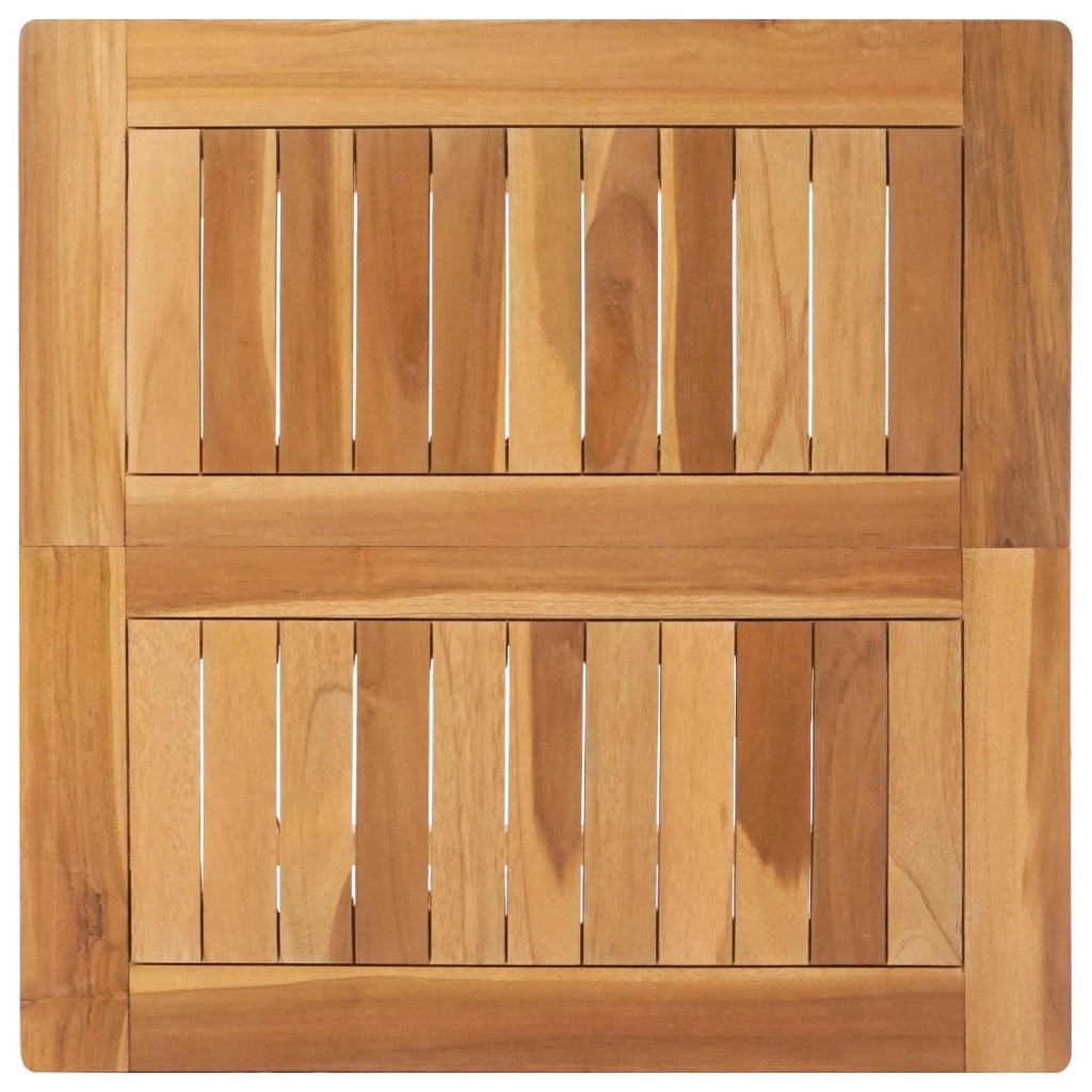 Tavolo da bar Naturale 60 x 60 x 105 cm Teak massello