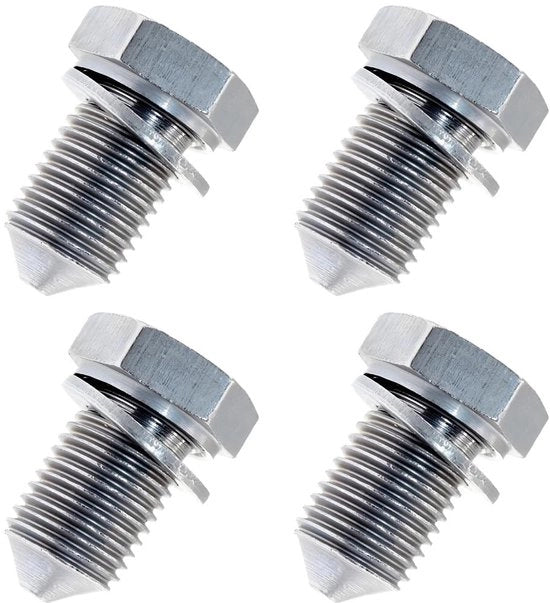 Fermo Stop Magnetico Universale - 4 Pezzi - Lega di Alluminio - Per Auto/Moto/Trattore - Materiale di Alta Qualità - 28,7 x 18,8 mm