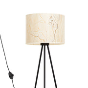 Lampada da terra PURELA treppiede marmo beige E27 Pure Lume