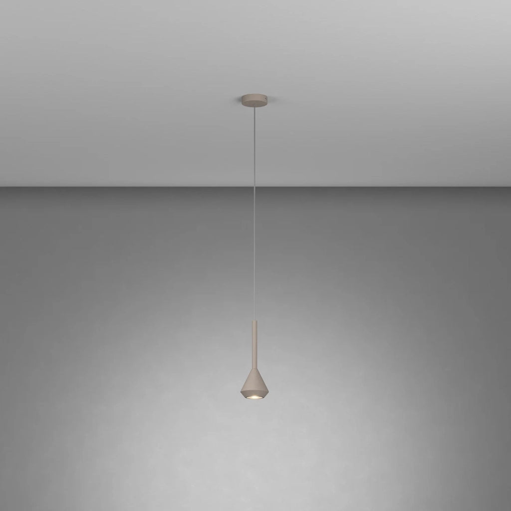 Sopsensione Moderna Aygo Metallo Sabbia 1 Luce Gu10