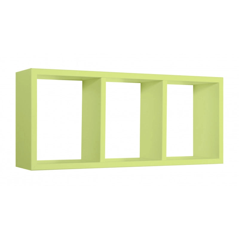 Mensola da Muro, Libreria Sospesa, Libreria da Parete, Scaffale da Parete, Verde, 70x30 p15,5 cm - Tristano