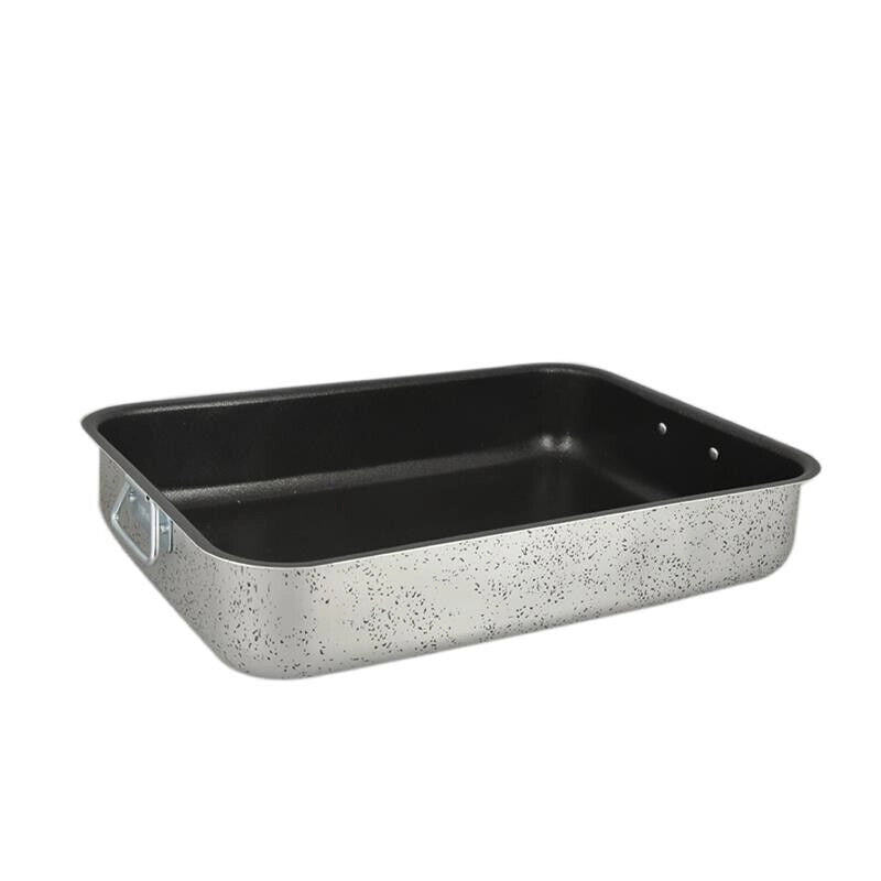 MA MAISON TEGLIA FORNO ROSTIERA LINEA ALESSIA 33X24,5X6,5 CM SPESSORE 1,10 MM ANTIADERENTE E ANTIGRAFFIO IN ALLUMINIO
