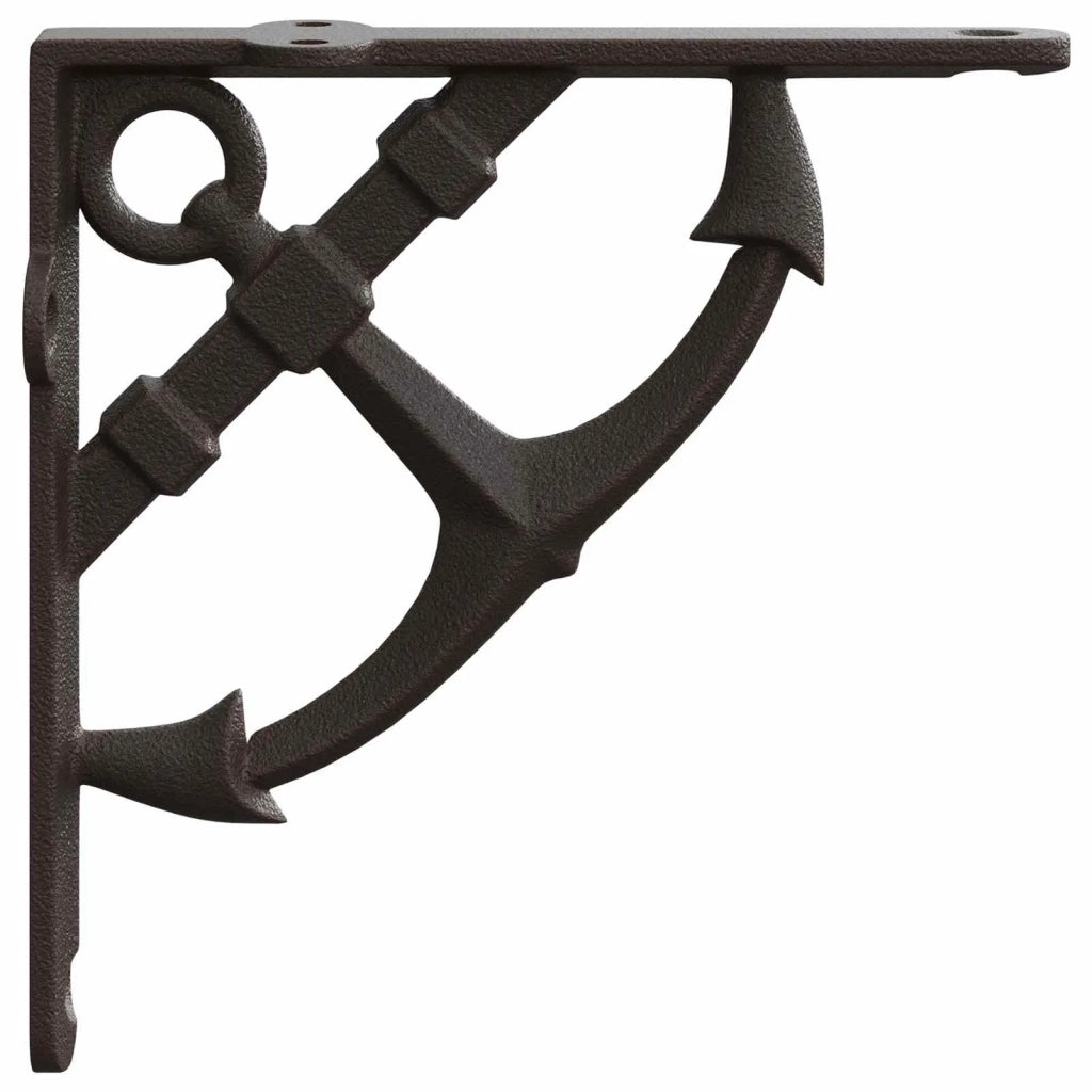 Supporti per mensole da parete 12 pz Marrone Antico 42038913