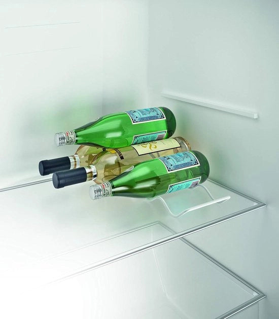 Wijnrek per 10 flessi in vetro bianco - Opacchettatura per flessi di vino in design bianco