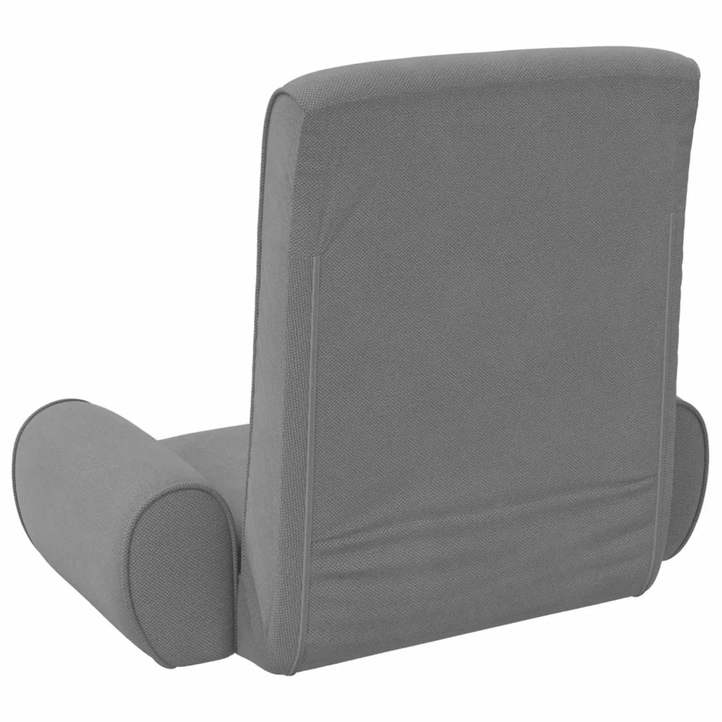 Sedia da Pavimento Grigio scuro 68 x 51 x 56 cm Velluto grana 42028123