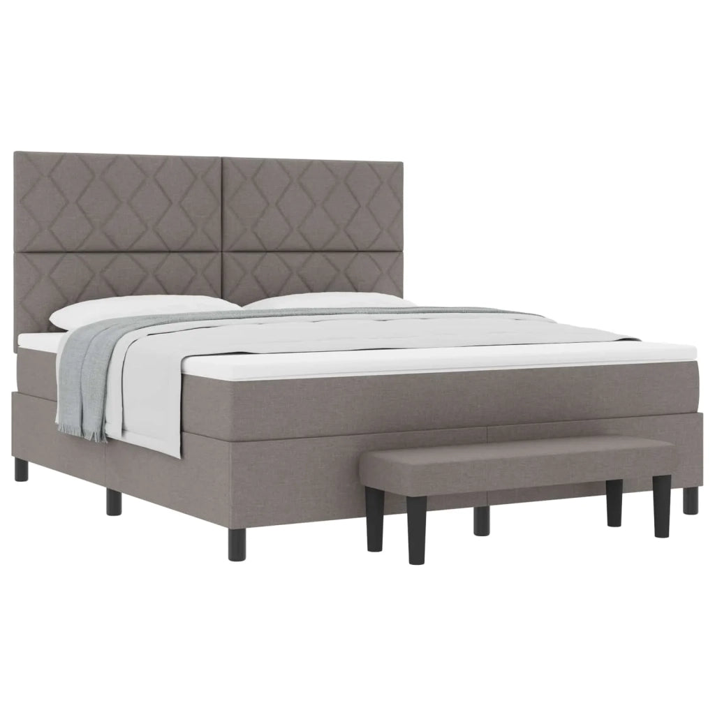 Letto a molle con testiera Talpa 180 x 200 cm Tessuto 3344167