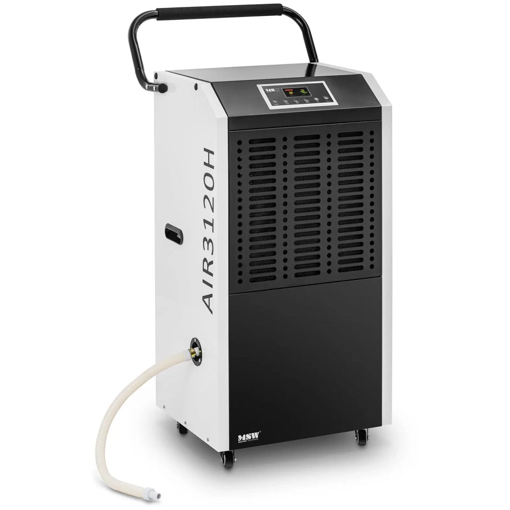 Deumidificatore professionale 138 litri / 24 ore 120-170 m² 1129 m³/h con maniglia in acciaio bianco 14_0008875