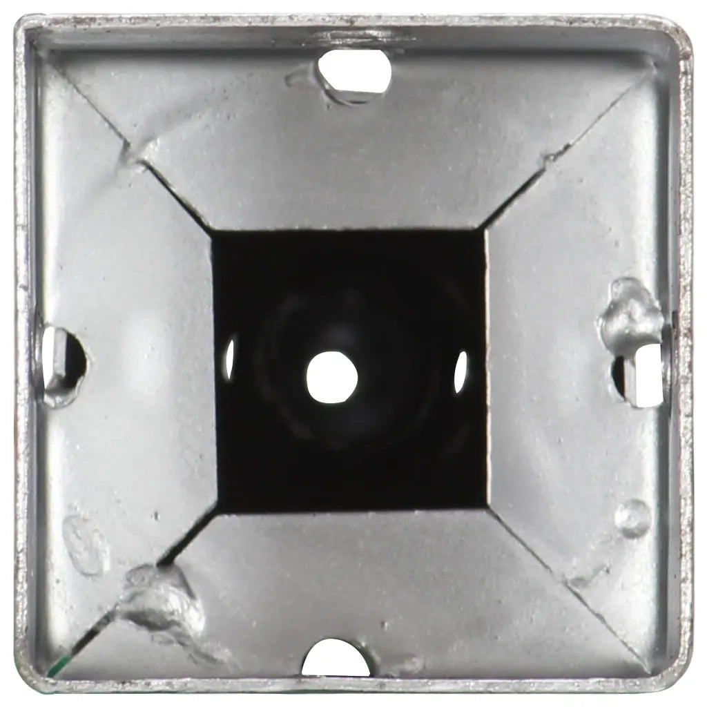 Picchetti di Terra 2 pz Argento 10x10x57 cm in Acciaio Zincato 145441