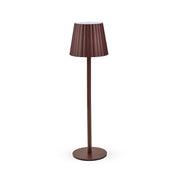 LAMPADA LED RICARICABILE DA TAVOLO AURORA RUGGINE- 12,0 pz