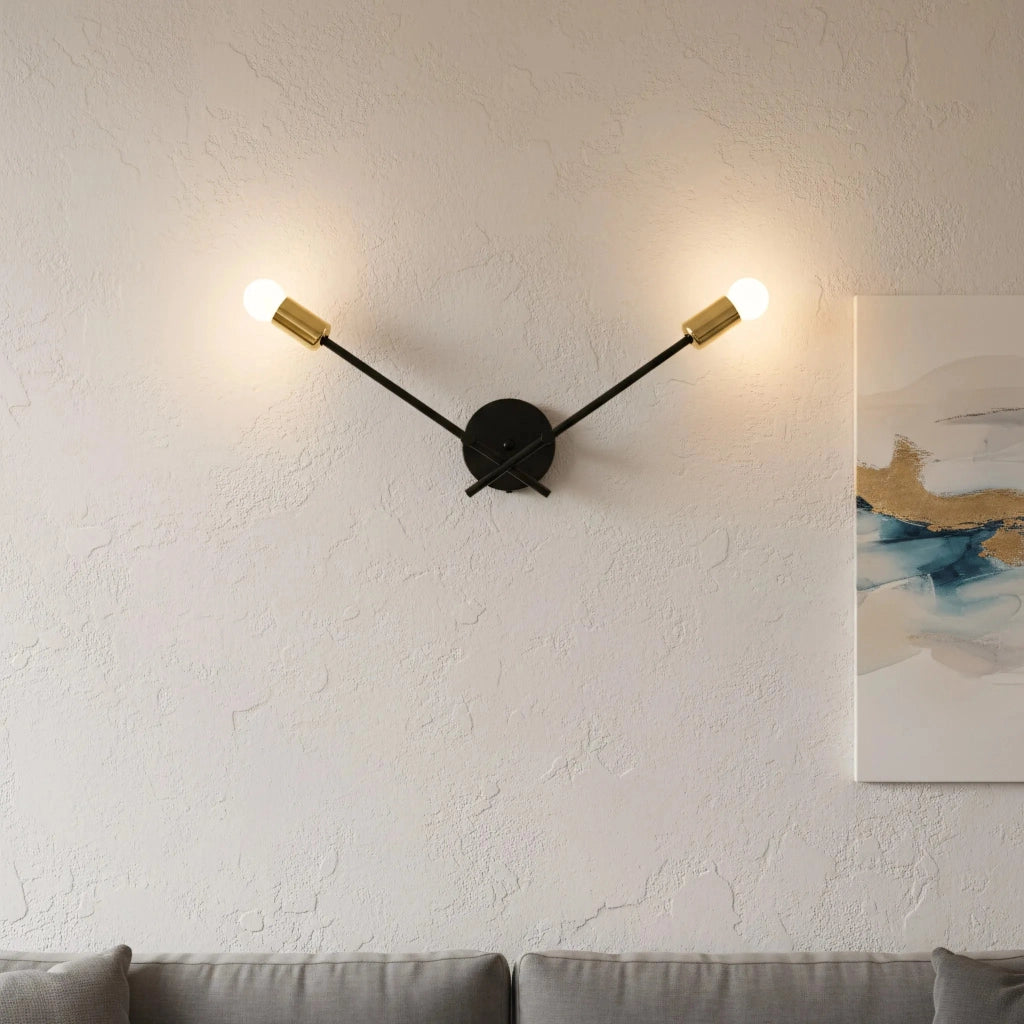 Lampada Da Parete APP1119-2W Black