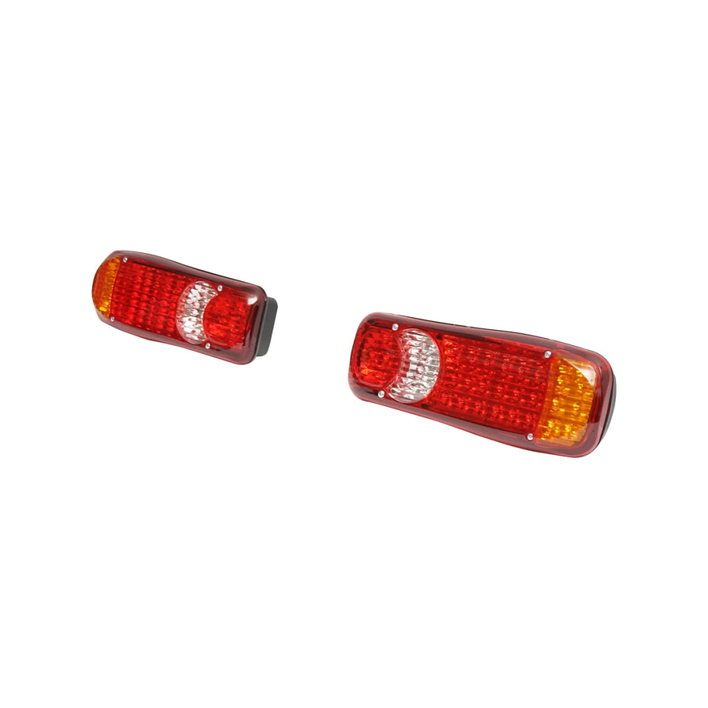 Set di lampade posteriori per camion con LED, 350x150 mm, 24V, Breckner Germany.