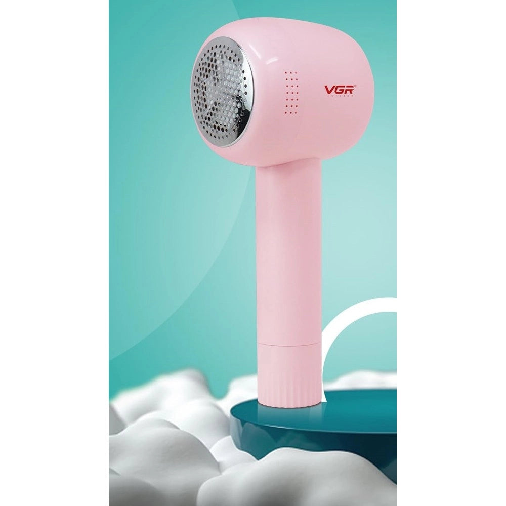 Trade Shop - Vgr V-813 Levapelucchi Professionale Ricaricabile Usb | Uso Professionale - Rosa