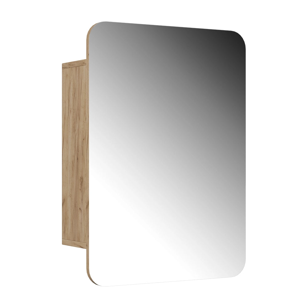 Vicco Specchio contenitore bagno Quercia dorata 70 x 50 cm con ripiani
