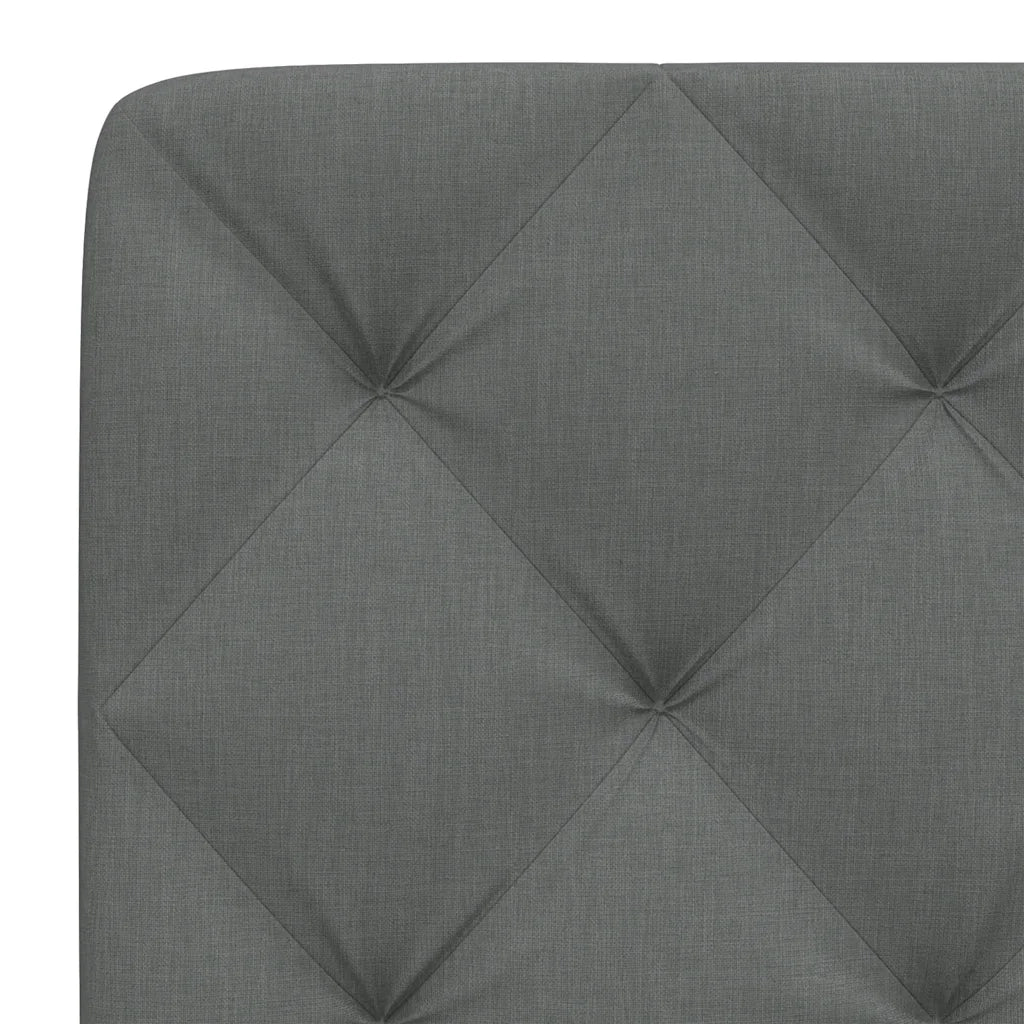 Cuscino Testiera Grigio Scuro 100 cm in Tessuto CFW8451658