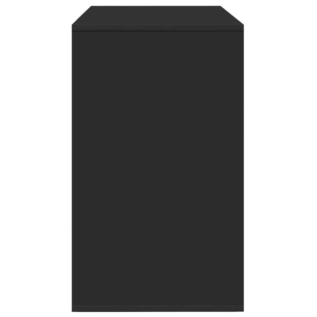 Credenza con cassetto Nero 120 x 41 x 75 cm Legno multistrato 3333907