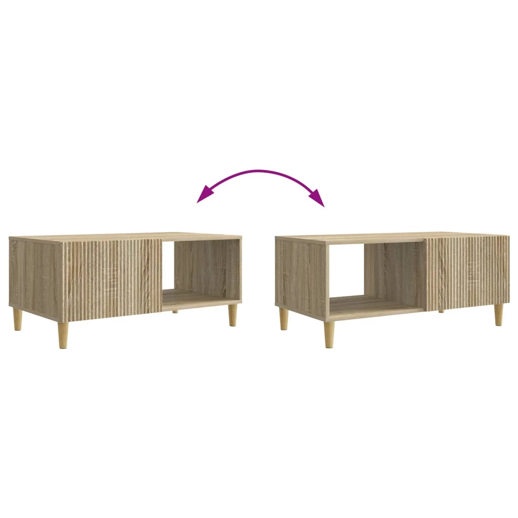 Tavolino da salotto Rovere Sonoma 90 x 50 x 40 cm 894727