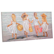 Quadro dipinto a mano con rilievo grigio 60x120x3h