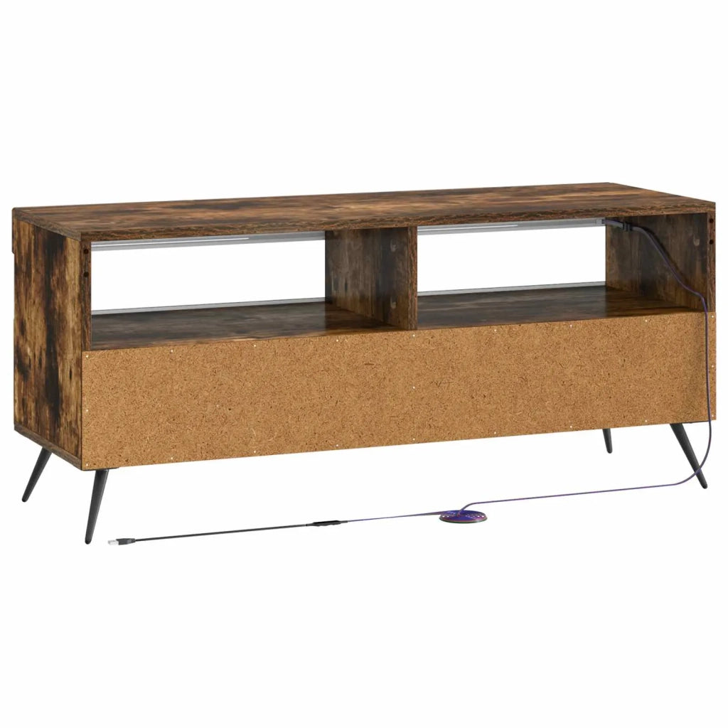 Mobile TV LED Rovere Fumo Legno ingegnerizzato 897650